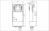 TEREN DA20 серия приводов заслонок с усилием 20 Нм. Питание 220V AC