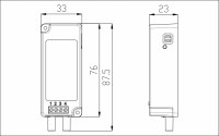 TEREN DPT-OEM микро преобразователь / датчик перепада давления, выходы 0-10V, 4..20mA, RS485/Modbus