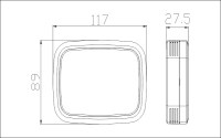 TEREN HDP-E индикаторное LCD табло температуры и влажности