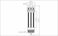 TEREN IPFT датчик расхода со встроенным лопастным колесом