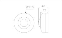 TEREN OS-C потолочный датчик присутствия, датчик движения