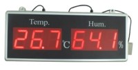 TEREN THD индикаторное табло температуры и влажности, горизонтальное, размер 71,5х28,5х5 см, встроенные или выносные датчики, интерфейсы 4..20mA, 0-10V, RS485/Modbus